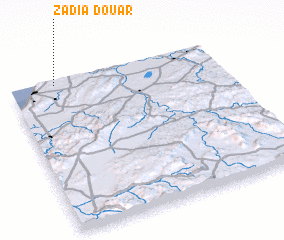 3d view of Douar Zadia